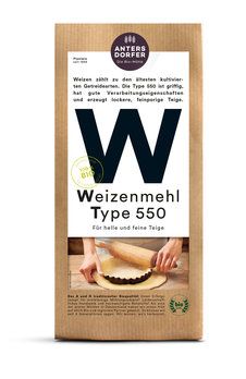 Bio-Weizenmehl Type 550, 1 kg
